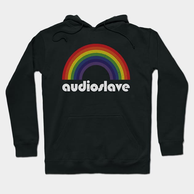 Audioslave - Rainbow Vintage Hoodie by Arthadollar